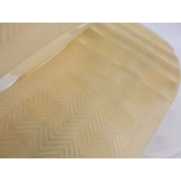 Tory Burch Crisscross Strap Bubble Jelly Sandal Size 9 B Ivory Slingback Flats - Picture 9 of 13